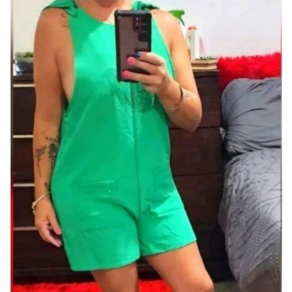 Ladies' overall romper sz Large - Picture 3 of 6